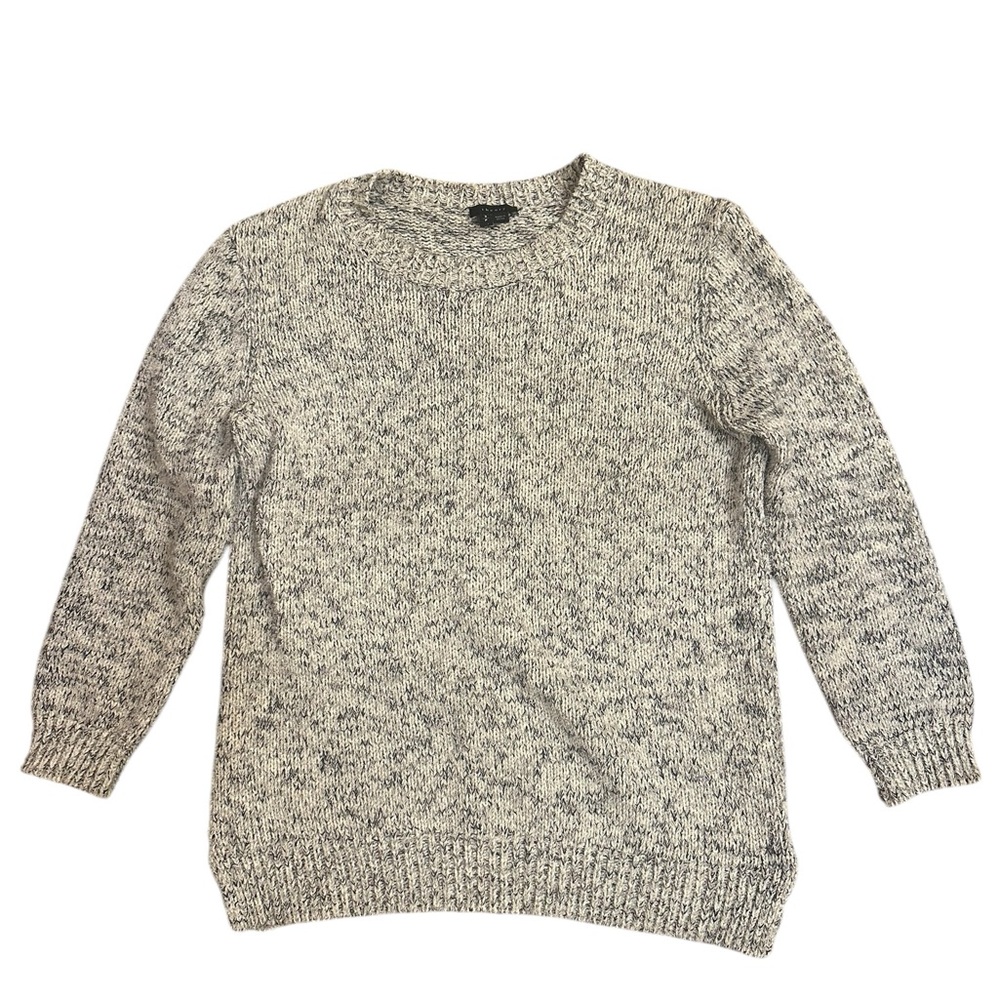 Theory Gray Knit Sweater. 3/4 sleeves. Size S